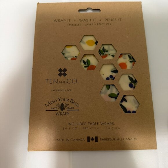 Bee's Wrap Reusable Food Wrap - 3 Packs - Picture 2 of 4